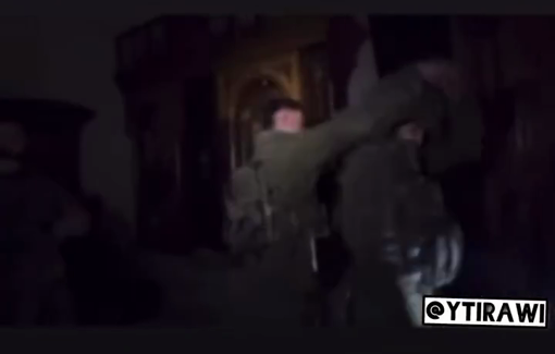 Thumbnail preview image for the video titled: Israeli soldiers from the Golani Special Operations Unit desecrate a Lebanese church in South Lebanon