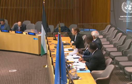 Thumbnail preview image for the video titled: Dr. Tanya Haj Hassan shared a harrowing account of her experiences working in Gaza to UN Human Rights committee