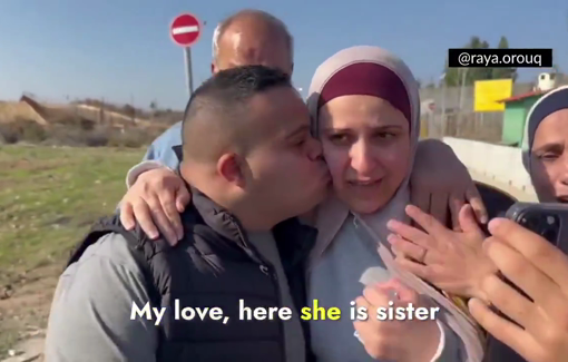 Thumbnail preview image for the video titled: Journalist Rasha Herzallah was released Sunday after serving a six-month prison sentence for a Facebook post