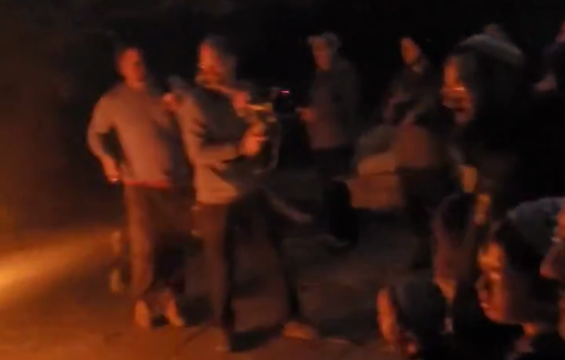 Thumbnail preview image for the video titled: Israeli settlement movement made a 'Torch Passing Ceremony' in South Lebanon for Hanukkah