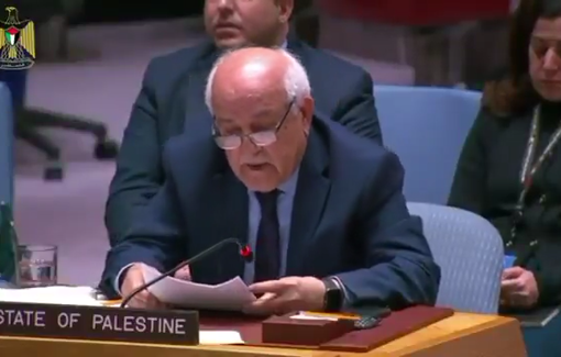 Thumbnail preview image for the video titled: Palestine UN ambassador on Israel's treatment of Dr. Abu Safiya and medical staff