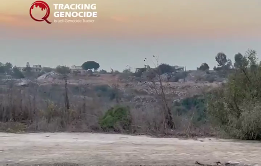 Thumbnail preview image for the video titled: Israeli detonated the village of Al-Aadaissah, southern Lebanon