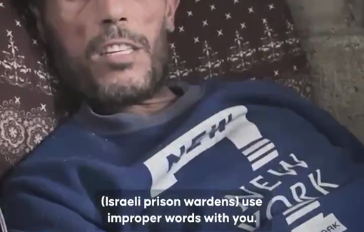 Thumbnail preview image for the video titled: Palestinian Ibrahim al-Shawish, released in phase 1, recounted the psychological and physical torture he endured in Israeli prisons