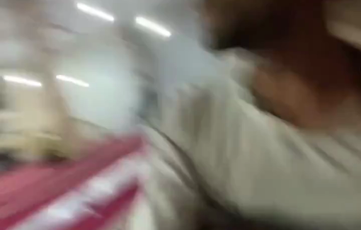 Thumbnail preview image for the video titled: Israeli drone shoots and terrorizes worshippers at mosque in Rafah