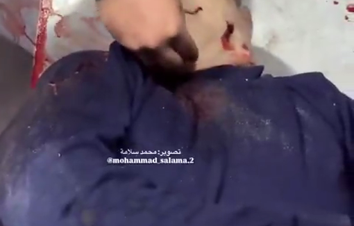 Thumbnail preview image for the video titled: Salah Bardawil killed with his wife while praying in their tent