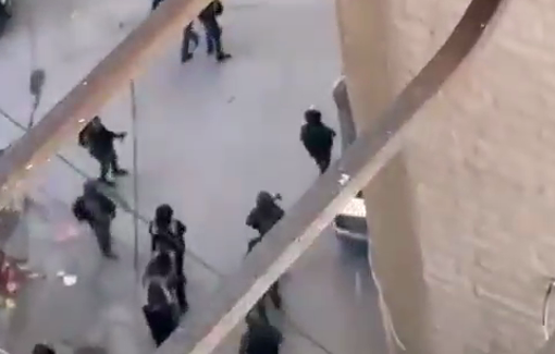 Thumbnail preview image for the video titled: Humiliation and masse arrest in Shuafat refugee camp during an Israeli raid