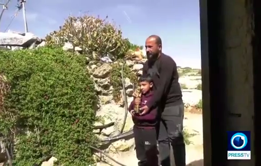 Thumbnail preview image for the video titled: Hamdan Ballal testimony after the pogrom of Susiya and his unlawful detention