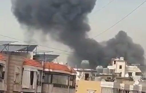 Thumbnail preview image for the video titled: Israel just bombed Lebanon, Israeli forces conducted 3 raids on a building in Al-Hadath, in the southern suburb of Beirut