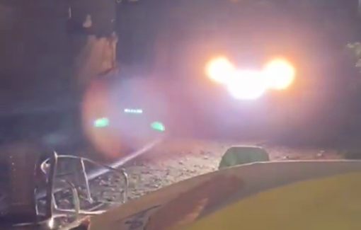 Thumbnail preview image for the video titled: Three settlers, led by Gilad Amosi, invaded the Palestinian village of al-Farsiya