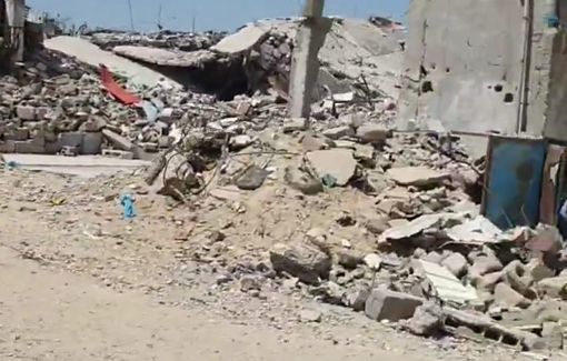 Thumbnail preview image for the video titled: Documenting the forced displacement from Rafah