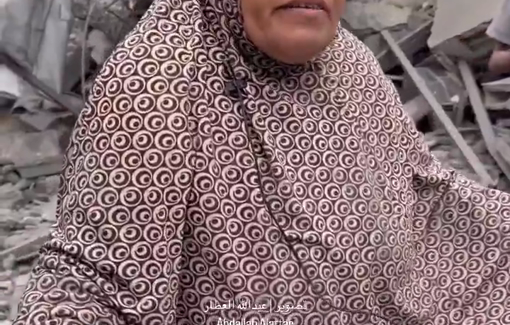 Thumbnail preview image for the video titled: Extensive destruction of and around the home of journalist Muhammad Al-Bardawil