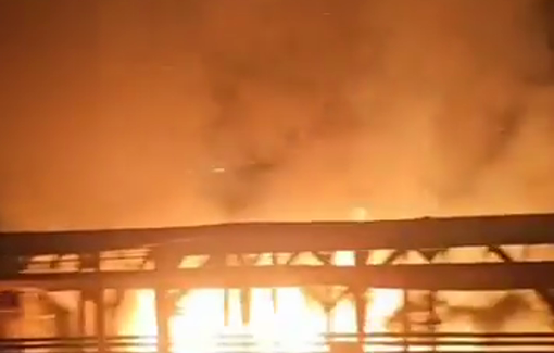 Thumbnail preview image for the video titled: Israeli settlers invaded Bidya near Salfit and set fire to a wedding hall