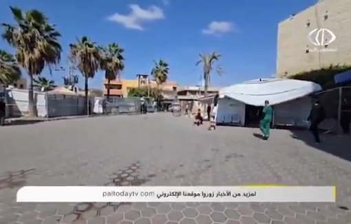 Thumbnail preview image for the video titled: Casualties taken to hospital after an Israeli airstrike targeted a group of civilians in Deir Al Balah