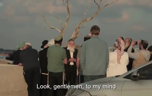 Thumbnail preview image for the video titled: We'll never have peace with the savage camel riders in Gaza and all Lebanon, which belong to us