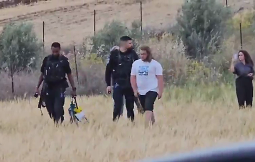 Thumbnail preview image for the video titled: Israeli activist Itamar Greenberg arrested for helping shepherds in West Bank