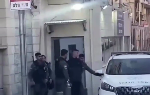Thumbnail preview image for the video titled: Israeli forces arrest a Jerusalemite boy inside the walls of the Old City in occupied Jerusalem
