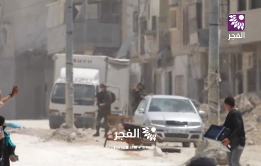 Thumbnail preview image for the video titled: Israeli forces opened fire directly at press crews, injuring journalist Roaa Draidi, Nur Shams