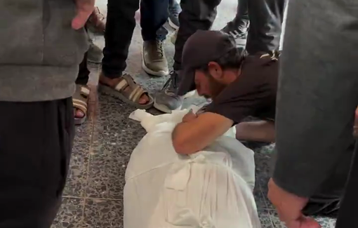 Thumbnail preview image for the video titled: Funeral of child Fayz Abu Samra, killed while fetching flour