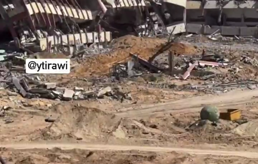 Thumbnail preview image for the video titled: School demolition footage with chill music