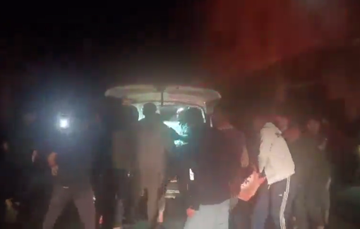 Thumbnail preview image for the video titled: Dozens of casualties in second bombing of Abu Hamisa school