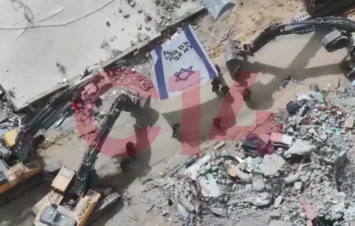 Thumbnail preview image for the video titled: A video posted by Channel 14 shows the unfathomable destruction of Rafah