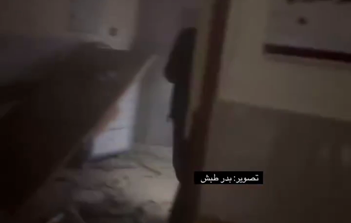 Thumbnail preview image for the video titled: Extensive damage inside Nasser hospital following an Israeli assassination airstrike