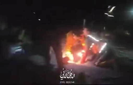 Thumbnail preview image for the video titled: 12 members of the Sammour family found massacred by Israel night bombing of their home