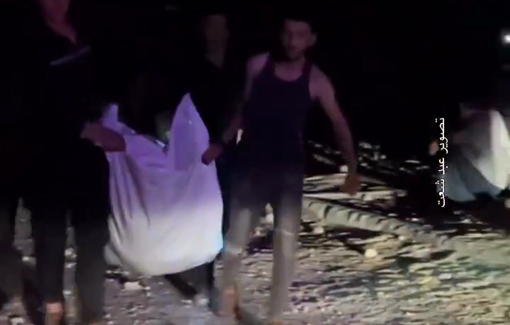 Thumbnail preview image for the video titled: Two Palestinians killed in night bombing of the Abu Al-Rous family home