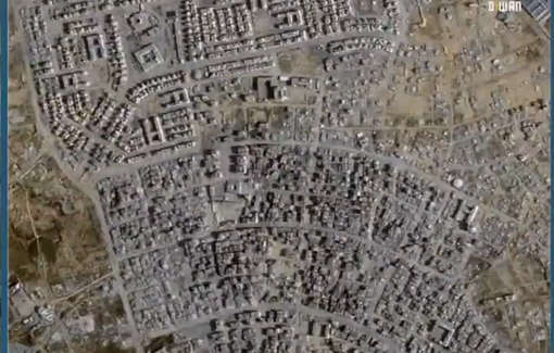 Thumbnail preview image for the video titled: Rafah's Saudi neighborhood wiped out by Israel