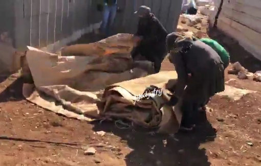 Thumbnail preview image for the video titled: Under settler terror, the Bedouin community of Maghayir Al-Deir is forced to leave their land