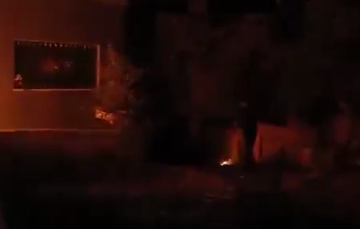 Thumbnail preview image for the video titled: : 8 Palestinians, including children, have been injured in an Israeli settler pogrom on the village of Burqin