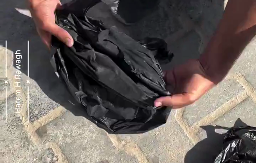 Thumbnail preview image for the video titled: Fetus expelled from his killed mother's womb in an Israeli airstrike in central Gaza