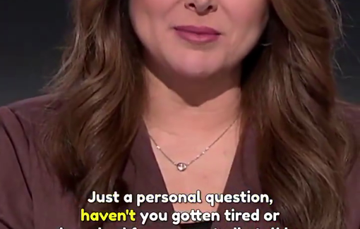 Thumbnail preview image for the video titled: Do you not tire or despair of speaking about the worsening situation in Gaza?