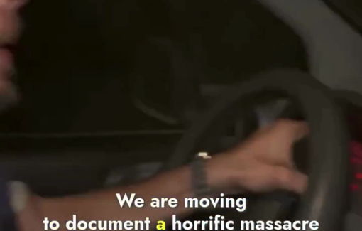 Thumbnail preview image for the video titled: Journalist used his car as ambulance for victims of an Israeli night strike