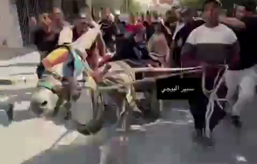 Thumbnail preview image for the video titled: Two young men killed near a school in Khan Younis