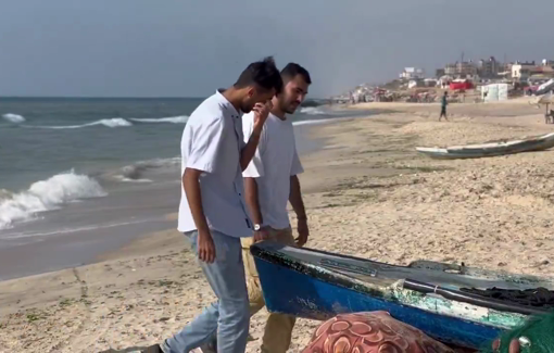 Thumbnail preview image for the video titled: 'I raised the names of the Madleen crew on wooden boards, those who set sail for us are never forgotten'