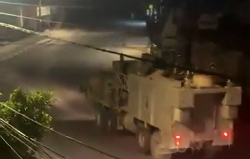 Thumbnail preview image for the video titled: Israeli troops are being deployed towards Sanur in Jenin, north of the West Bank