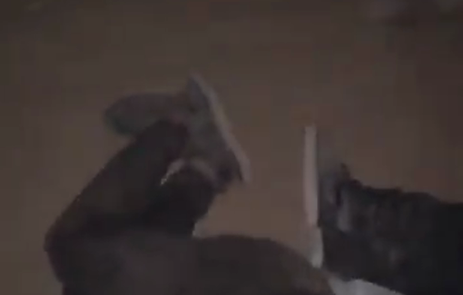 Thumbnail preview image for the video titled: Palestinians sleep outside GHF sites for a chance to get aid as soon as the center opens