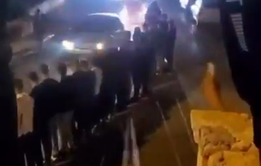 Thumbnail preview image for the video titled: Silwad residents line roads to farewell martyrs from nearby Kafr Malik