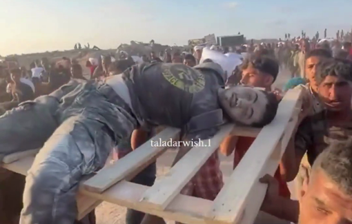 Thumbnail preview image for the video titled: Young Mohammad Al-Zaanin gunned down by Israeli troops while seeking aid for his mother and 7 sisters