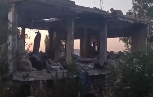 Thumbnail preview image for the video titled: An Israeli drone attack targeted a house in the village of Ayta Al-Shaab (South Lebanon)