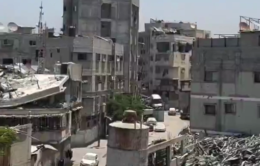 Thumbnail preview image for the video titled: The moment Israel bombed the homes of the Aliwa, Hajjaj, and Gharabli families