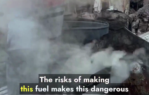 Thumbnail preview image for the video titled: Fishermen turn to hazardous fuel production as Israel made their trade deadly