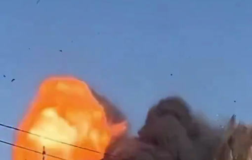 Thumbnail preview image for the video titled: The moment Israel bombed a home Nuseirat