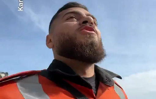 Thumbnail preview image for the video titled: Civil Defense crews discover Israel made a graveyard of their vehicles