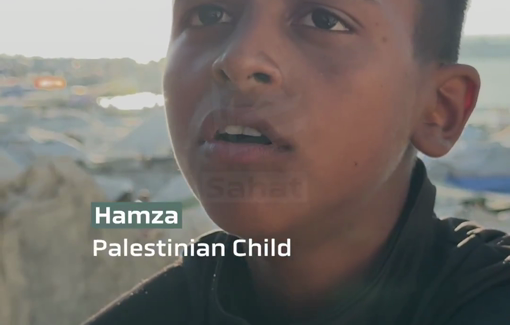Thumbnail preview image for the video titled: 12 y/o turns breadwinner after Israel killed his father