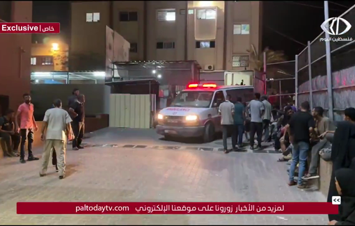 Thumbnail preview image for the video titled: Dozens of casualties flood Nasser hospital as Israel killed 25 seeking aid at GHF site