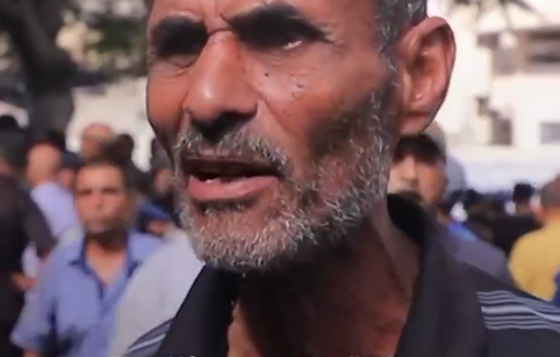 Thumbnail preview image for the video titled: Aid distribution sites are death traps