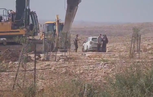 Thumbnail preview image for the video titled: With Total Impunity, Yinon Levi Returns to Umm al-Kheir After Killing Awdah Hathaleen