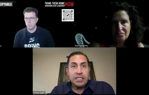 Thumbnail preview image for the video titled: Anthony Aguilar on unXeptable: The GHF system is designed to use starvation as a weapon of forced displacement